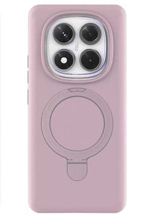 Newface Xiaomi Redmi Note 14 Pro 4G Regal Magsafe Standlı Kapak - Açık Pembe