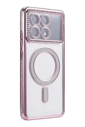 Newface Xiaomi Poco X6 Pro Joke Simli Magneticsafe Kılıf - Pembe
