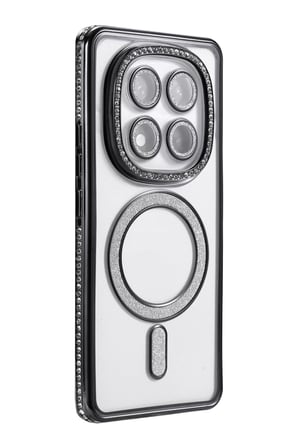 Newface Xiaomi Redmi Note 14 Pro 5G Joke Simli Magneticsafe Kılıf - Siyah