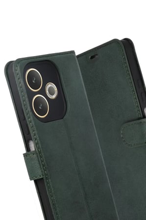 Newface Oppo A5 Pro 4G Trend S Plus Kapaklı Kılıf - Yeşil