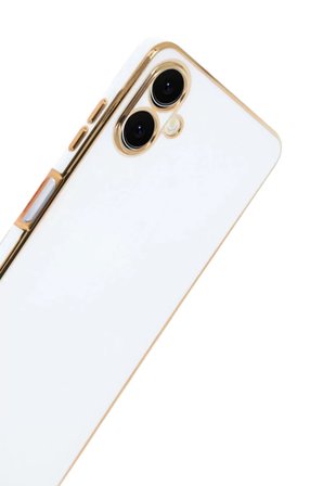 Newface Samsung Galaxy A07 4G Volet Silikon - Beyaz