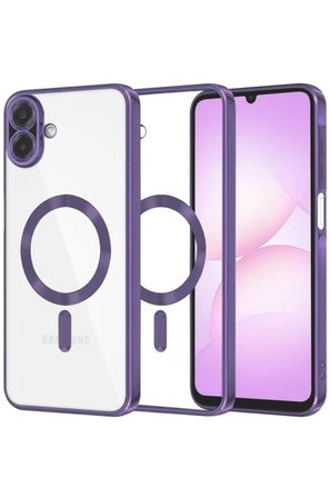 Newface Samsung Galaxy A07 4G Kross Magneticsafe Kapak - Mor