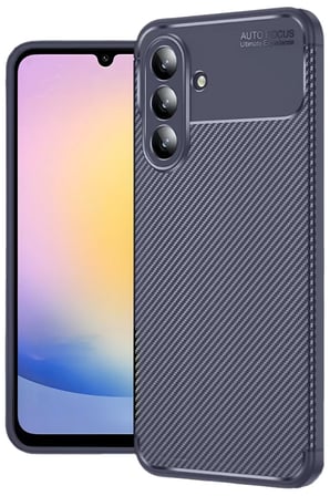 Newface Samsung Galaxy S25 FE Auto Focus Karbon Kapak - Lacivert