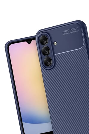 Newface Samsung Galaxy A17 5G Auto Focus Karbon Kapak - Lacivert