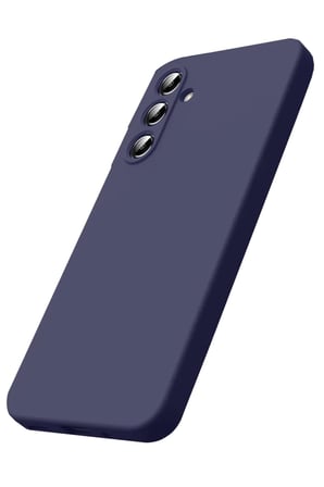 Newface Samsung Galaxy A17 5G Nano içi Kadife Silikon - Lacivert
