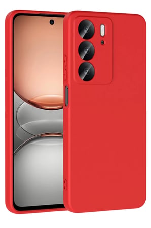 Newface Realme C75 4G First Silikon - Kırmızı