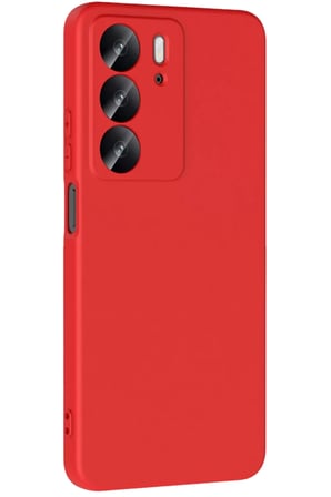 Newface Realme C75 4G First Silikon - Kırmızı