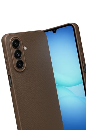 Newface Samsung Galaxy A17 5G Thermax Silikon Kılıf - Kahverengi