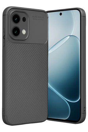 Newface Oppo A6 Pro 4G Auto Focus Karbon Kapak - Gri