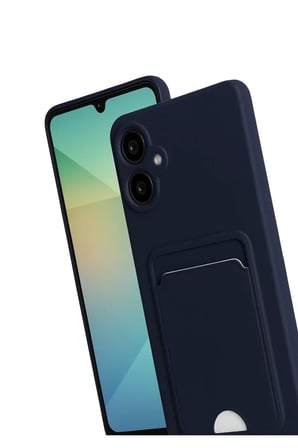 Newface Samsung Galaxy A07 4G Kelvin Kartvizitli Silikon - Lacivert