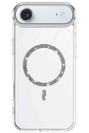 Newface Apple iPhone 17 Air Live Diamond Magsafe Kapak - Şeffaf