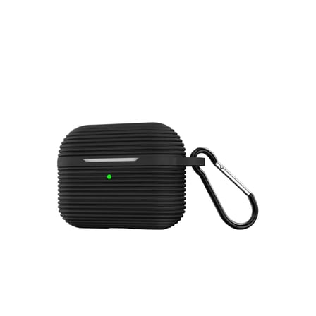 Newface Apple Airpods Pro 3 (3.nesil) Raven Silikon Kılıf - Siyah