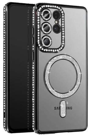 Newface Samsung Galaxy S26 Ultra Joke Simli Magneticsafe Kılıf - Siyah