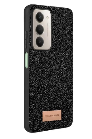 Onegif Xiaomi Redmi 15 4G Bright Simli Kapak - Siyah