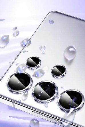 Newface Samsung Galaxy S26 Ultra Bilvis Titan Kamera Lens - Gümüş