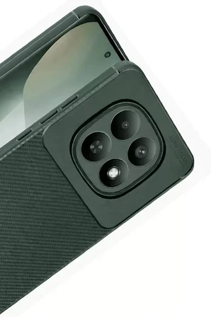 Newface Xiaomi Redmi Note 15 4G Auto Focus Karbon Kapak - Koyu Yeşil