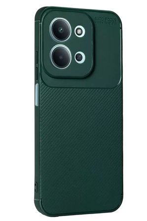 Newface Xiaomi Redmi 15C 5G Auto Focus Karbon Kapak - Koyu Yeşil