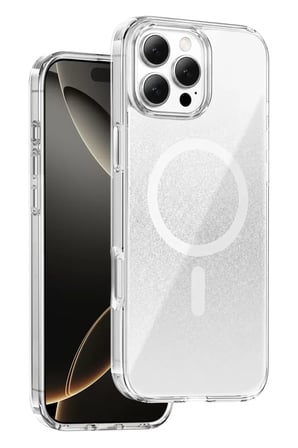 Onegif Apple iPhone 16 Pro Max Sora Simli Magsafe Kapak - Beyaz