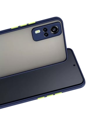 Newface Vivo Y53S Kılıf Montreal Silikon Kapak - Lacivert