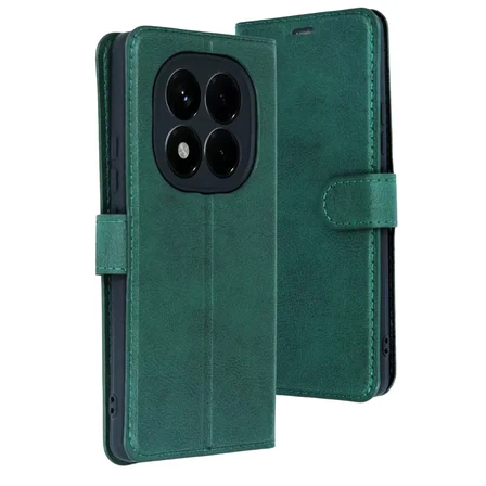 Newface Xiaomi Redmi Note 15 Pro 4G Trend S Plus Kapaklı Kılıf - Yeşil