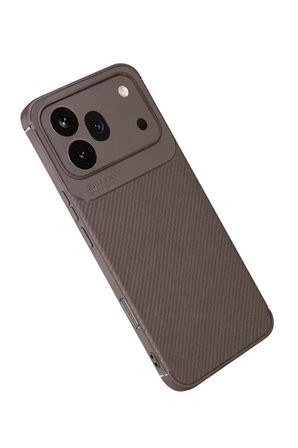 Newface Huawei Honor 600 Pro Auto Focus Karbon Kapak - Gri