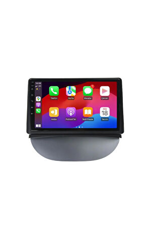 Araç Multimedya Renault Symbol S 2007 - 2012 / 2 GB RAM 32 GB HDD / 9 Inch HD Ekran - Carplay - Andr