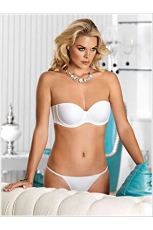 Straplez 2550 Boş Cup Balenli Sütyen