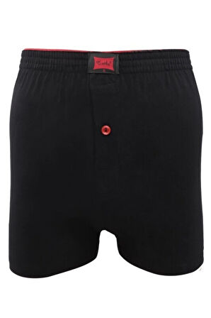 Erkek Bol Kesim Penye Düz Boxer 0117