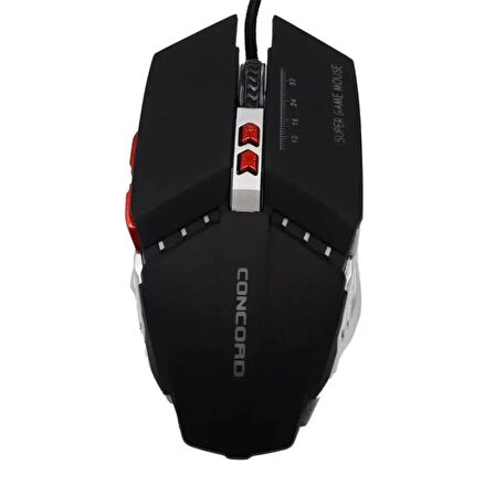 7200DPI Gaming Oyuncu Mouse – 6D RPM 601 BS 300W Times Switch Gaming Mouse - Concord C-23