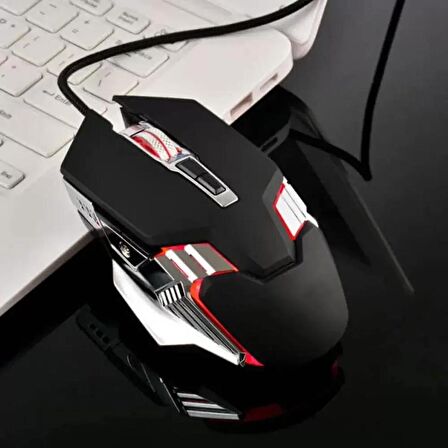 7200 DPI Gaming Mouse + MousePad Hediyeli – 7D Profesyonel Oyun Canavarı Mouse - Concord C-25