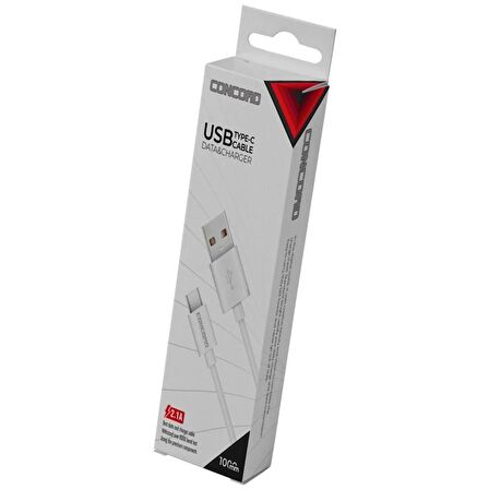 2.1A Type-C USB Şarj ve Data Kablosu 1 Metre
