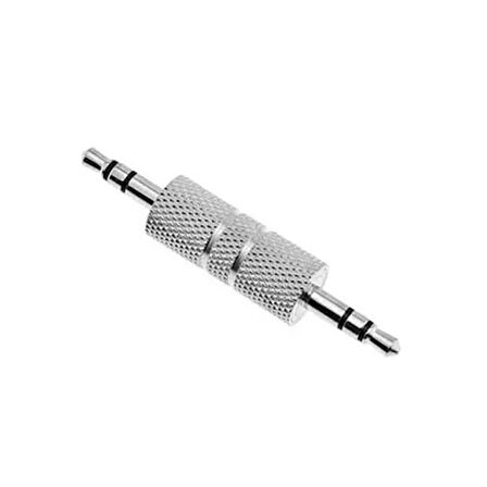 3.5mm Metal Ara Birleştirici Stereo Erkek/Erkek Jack