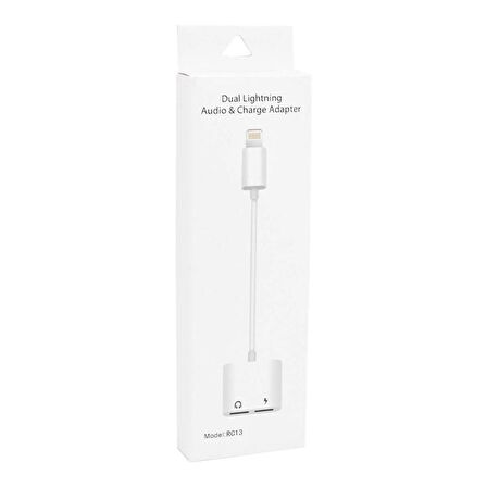 iPhone Lightning Şarj ve Kulaklık Çevirici Dönüştürücü Adaptör