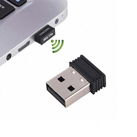 Concord W-1 Mini USB Wifi Adaptör 300 Mbps