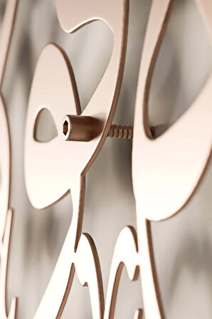 Kehf Suresi 39'uncu Ayeti Boyalı Metal İslami Dekor