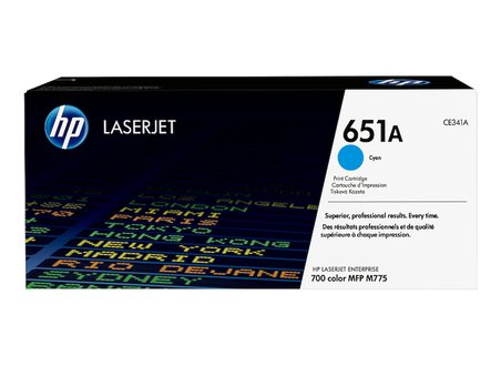 HP 651A - CE341A mavi TONER