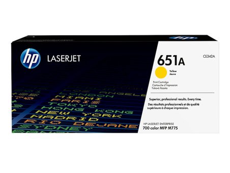 HP 651A - CE342A sarı TONER
