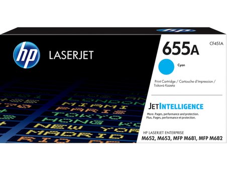 HP 655A - CF451A mavi TONER