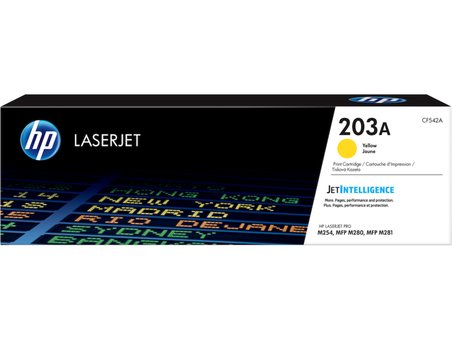 HP 203A - CF542A sarı TONER