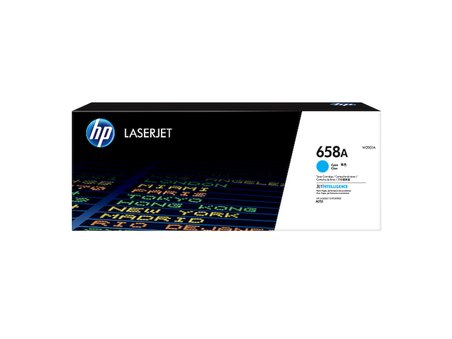 HP 658A - W2001A - MAVİ TONER