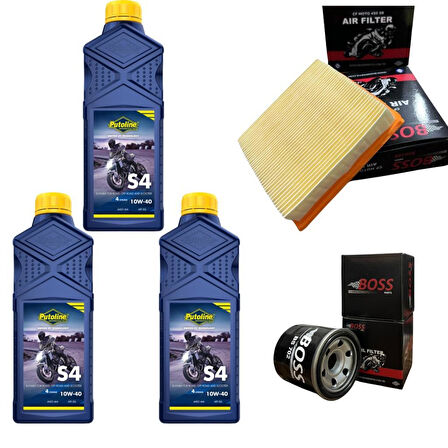 CF Moto SR 450 Putoline S4 10w40 Boss Filtre Bakım Seti