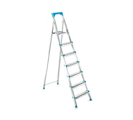 Merdiven 6+1 Basamaklı Katlanabilir Ergonomik (GI200 -11006)