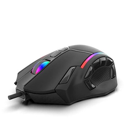 INCA IMG-351 Empousa  RGB Led 12800 Dpi 12 Keys Macro Programmable  Gaming Mouse 