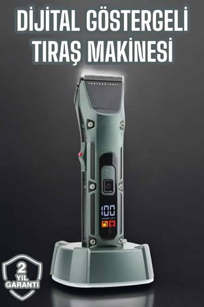 Tıraş Makinesi Uzun Pil Ömrü Şarjlı Günlük Tıraş Makinesi