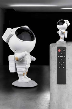 Çocuklara Özel Projeksiyon Astronot Lamba Speaker Sevimli