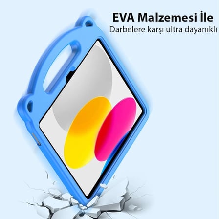 Dux Ducis iPad 10.2 2022 Kılıf Panda Serisi Çocuk Shockproof Standlı Kılıf-(57
