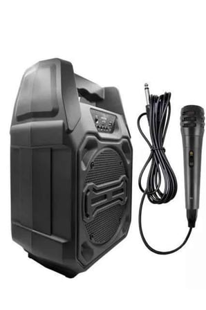 Bluetooth Hoparlör Led Işıklı Taşınabilir Kablosuz Speaker Uzun Pil Ömrü