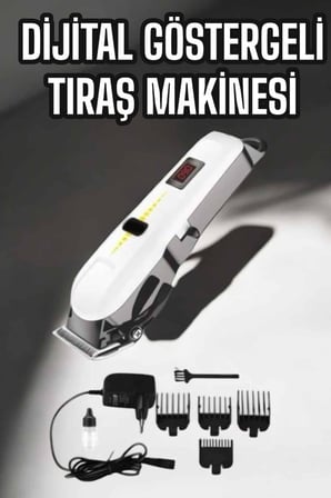Tıraş Makinesi Uzun Ömürlü Batarya Keskin Bıçaklar ve Profesyonel