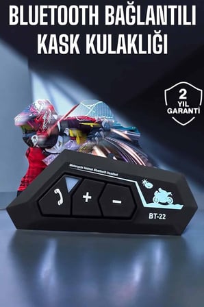 Kask Kulaklık Bluetooth Motosiklet Kulaklık Intercom Su Geçirmez