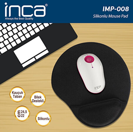 Inca IMP-008 Bilek Yastıklı Mousepad